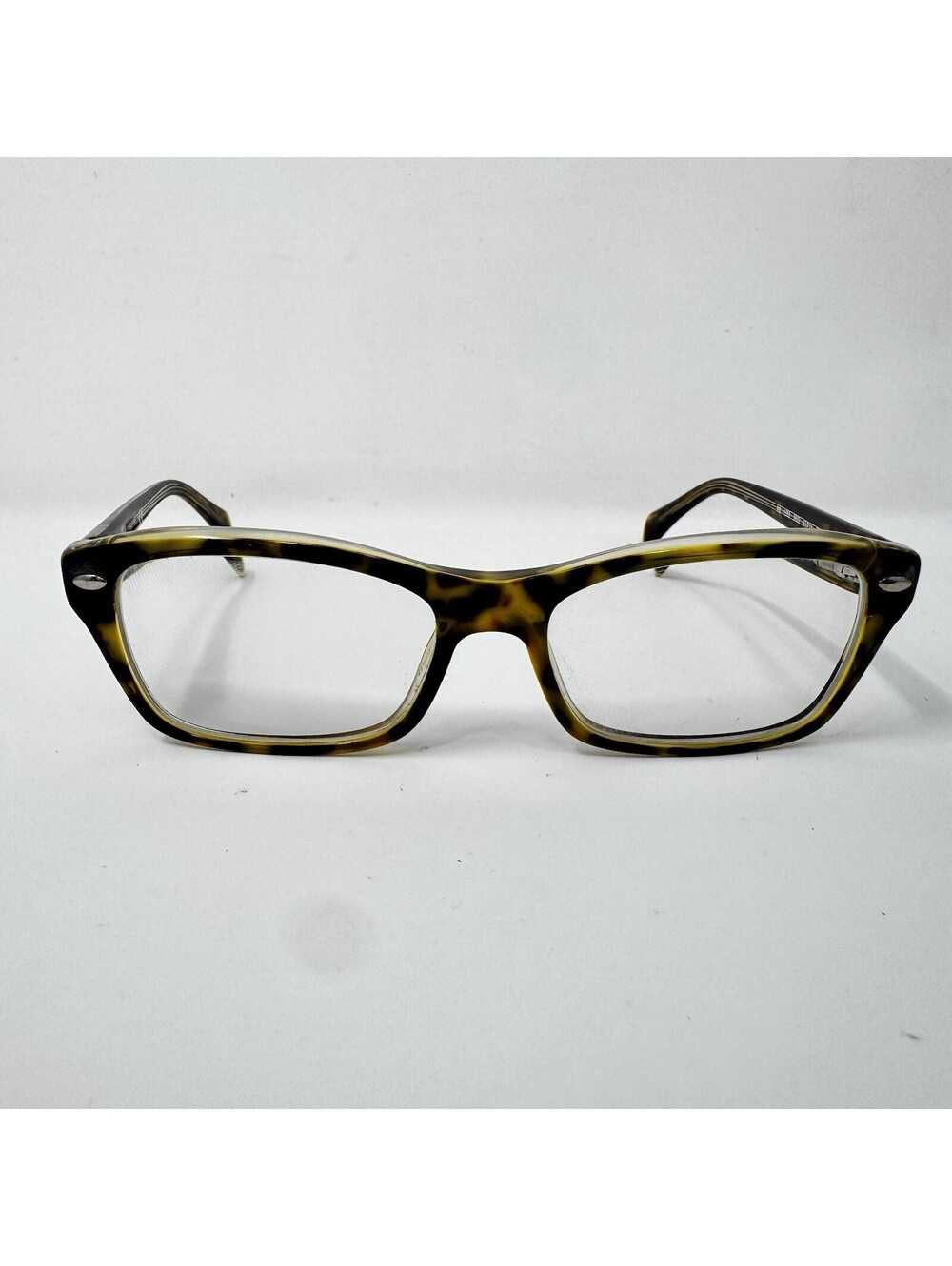 Ray-Ban RB1550 3602 Dark Havana on Transparent Eyeglass Frames 48-15-130